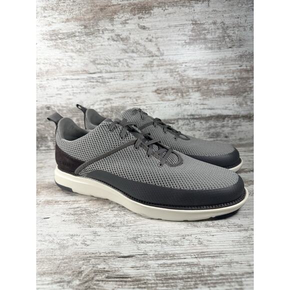 NEW Men's Cole Haan ZeroGrand Atlantic Storm Cloud Gray/Black Sneakers Sz 13M - Picture 1 of 9